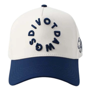Men's Divot Dawgs Golf Casual Caddy Golf Snapback Hat One Size Navy