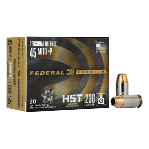 Federal Personal Defense HST JHP Handgun Ammunition