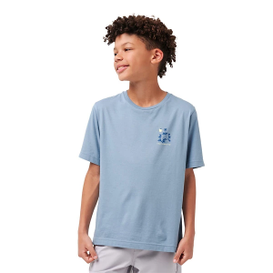 Boys' TravisMathew Storm City T-Shirt Small Light Teal