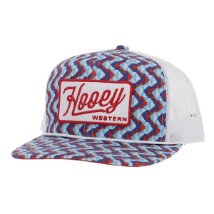 Men's Hooey Lakota Snapback Hat One Size Blue/White