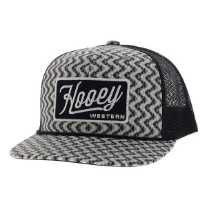 Men's Hooey Lakota Snapback Hat One Size Grey Heather Black