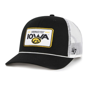 Iowa Hawkeyes 47 Brand Rhett Trucker Kids' Snapback Hat Black