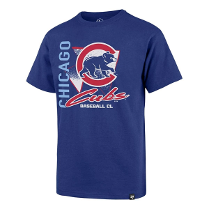 Kids' Chicago Cubs Side Arm T-Shirt Medium Blue