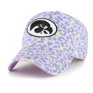 Iowa Hawkeyes 47 Brand Girls' Cleo Clean Up Kids' Adjustable Hat Lavender