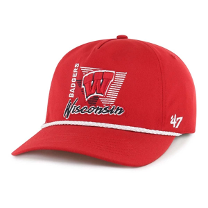 Wisconsin Badgers 47 Brand Splint Rope Kids' Snapback Hat Red