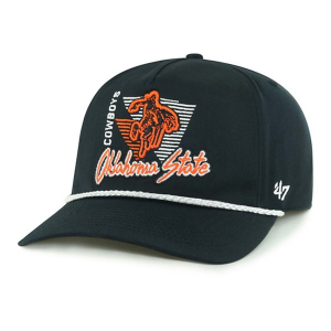 Oklahoma State Cowboys 47 Brand Splint Rope Kids' Snapback Hat Black