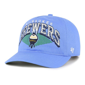 Kids' Milwaukee Brewers 47 Brand City Connect Panoma Hitch Snapback Hat Light Blue