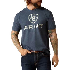 Men's Ariat Liberty USA T-Shirt 2XLarge Navy Heather