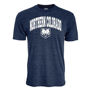 Northern Colorado Bears Blue 84 Arch T-Shirt Small Navy