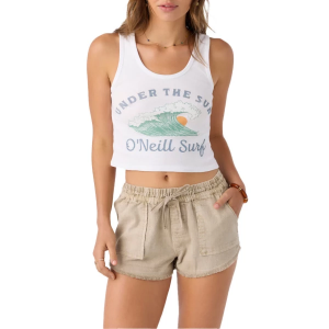 Women's O'Neill Under The Sun Scoop Neck Tank Top XLarge White