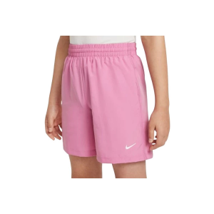 Boys' Nike Multi Woven Dri-Fit Shorts Medium Magic Flamingo/White