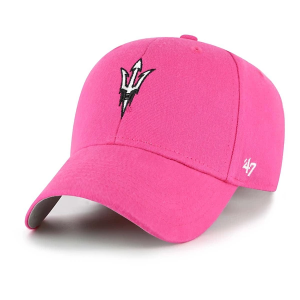 Arizona State Sun Devils 47 Brand Girls' Basic MVP Kids' Adjustable Hat Pink
