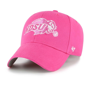 North Dakota State Bison 47 Brand Girls' Basic MVP Kids' Adjustable Hat Pink