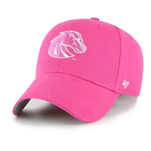 Boise State Broncos 47 Brand Girls' Basic MVP Kids' Adjustable Hat Pink