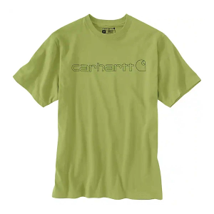Men's Carhartt Loose Fit Heavyweight Logo Graphic T-Shirt XLarge Algae Green