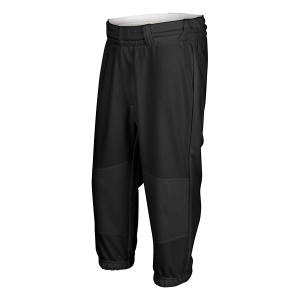 Men's Champro Cycle Pull Up with Belt Loops Baseball Pants Youth Medium Black Regular