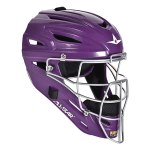 Adult All-Star S7 MVP Solid Gloss Catcher's Helmet