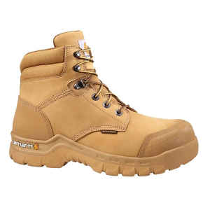 Men's Carhartt Men's Rugged Flex 6" Waterproof Composite Work Boots Waterproof Composite Toe Work Boots Outdoor 11.5 Wheat Nubuck