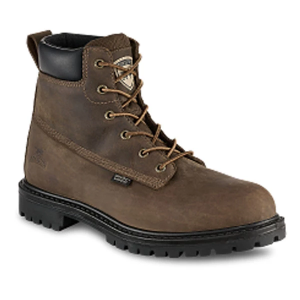 Men's Irish Setter Hopkins 6" Safety Toe WP Work Boots Outdoor 13 Brown