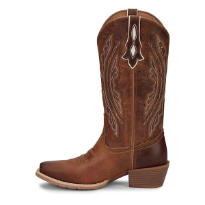 Women's Justin Brands Rein 12" Western Boots 10 Waxy Tan