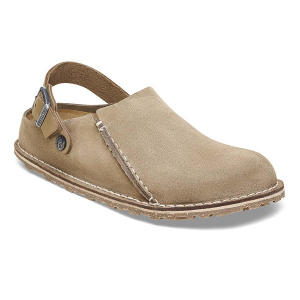 Men's BIRKENSTOCK Lutry Casual Clogs Regular 41 Grey Heather/Taupe