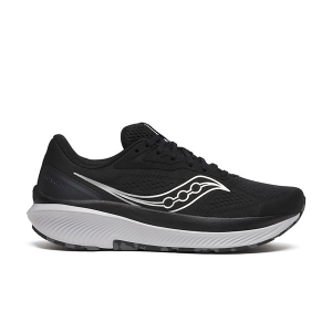Men's Saucony Echelon 10 Running Shoes sneakers-athletic-shoes 7.5 Wide Black/Silver