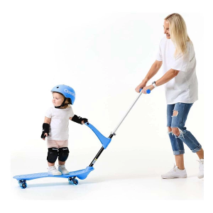 Ookkie Learner Skateboard Inline Skates Blue