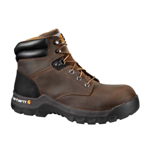 Men's Carhartt Men's Rugged Flex 6" Composite Work Boots Composite Toe,EH Certified Work Boots Outdoor 8.5 Brown Oil Tanned