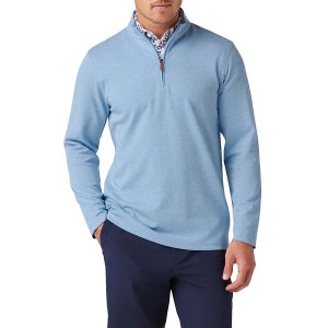 Men's Mizzen+Main KPI 1/4 Zip Pullover Large Cornflower Heather