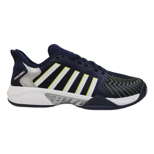 Men's K-Swiss Supreme Pickleball Shoes sneakers-athletic-shoes 8 Regular Peacoat/White/Lime Green