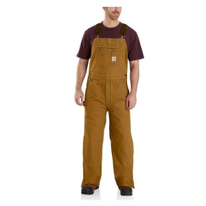 Men's Carhartt Quilt-Lined Washed Duck Overalls