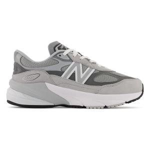 Kids' New Balance 990v6 Shoes sneakers-athletic-shoes Big 4.5 Regular Grey