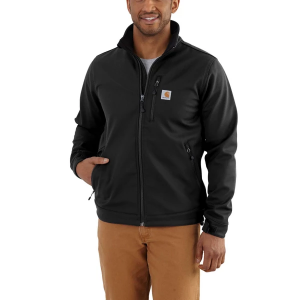 Men's Carhartt Crowley Softshell Jacket XLarge Tall Black