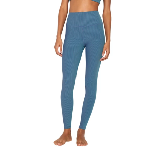 Women's Spiritual Gangster Lotus 2-Tone Leggings Large Indigo