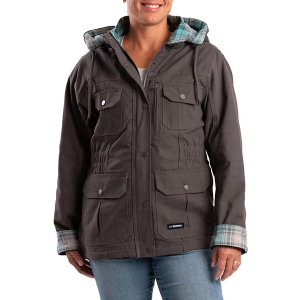 Women's Berne Apparel Softstone Duck Barn Softshell Jacket 3XLarge Titanium