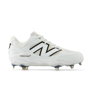 Men's New Balance Fresh Foam X 3000v7 Metal Baseball Cleats 11 White