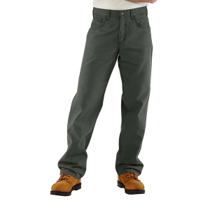 Men's Carhartt Flame-Resistant Loose Fit Canvas Cargo Pants 32 Moss