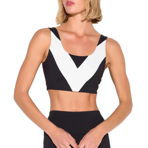 Women's Spiritual Gangster NirvanaTech Aura Sports Bra Large Black