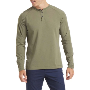 Men's Public Rec Go To Long Sleeve Henley Large Cypress