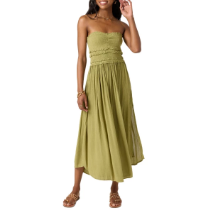 Women's O'Neill Devyn Midi Dress XSmall Mosstone