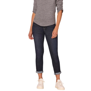 Women's Democracy Maternity "Ab"solution Maternity Ankle Skimmer Straight Straight Jeans Indigo 4 25