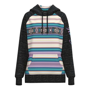 Women's Hooey Legendary Hoodie 2XLarge Black Serape/Black