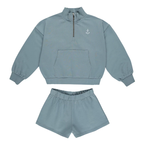 Rylee + Cru Track Set Baby 12/18 mo. Ocean