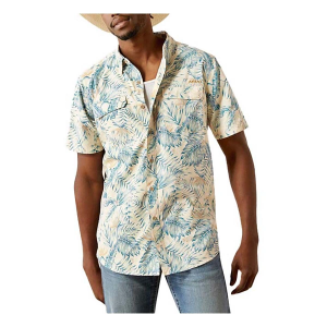 Men's Ariat VentTEK Outbound Fitted Button Up Shirt XLarge Khaki