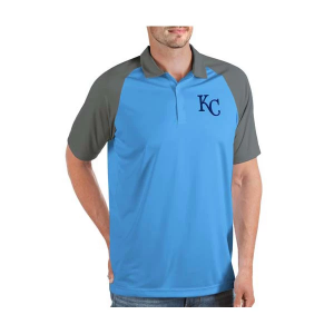 Kansas City Royals Nova Polo Large Columbia Blue/Steel