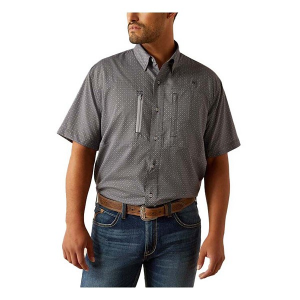 Men's Ariat VentTEK Classic Fit Button Up Shirt XLarge Skyride
