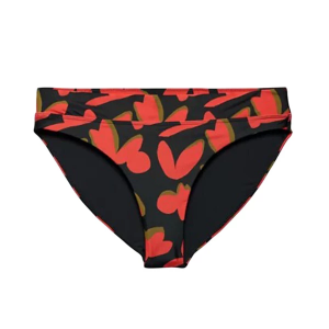 Women's prAna Summer Wave Swim Bottoms Contemporary XSmall Rose Fire Indo Disco