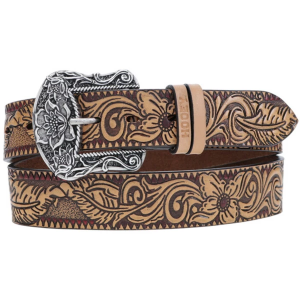 Women's Hooey Flora Original Belt Large Brown Tan