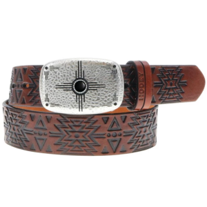 Women's Hooey Dakota Original Belt Small Brown Black