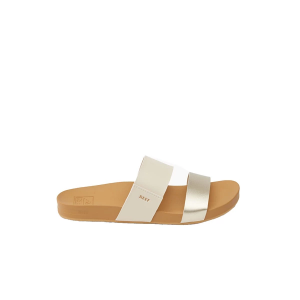 Women's Reef Cushion Vista Slide Sandals 8 Vtinage/Gold